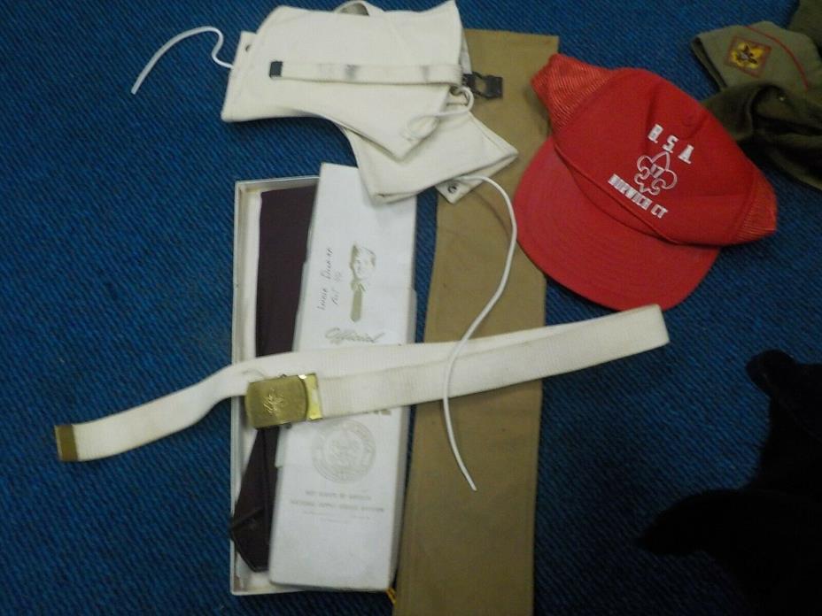 Scout Uniform Parts:  Lot 7, misc. uniform parts etc
