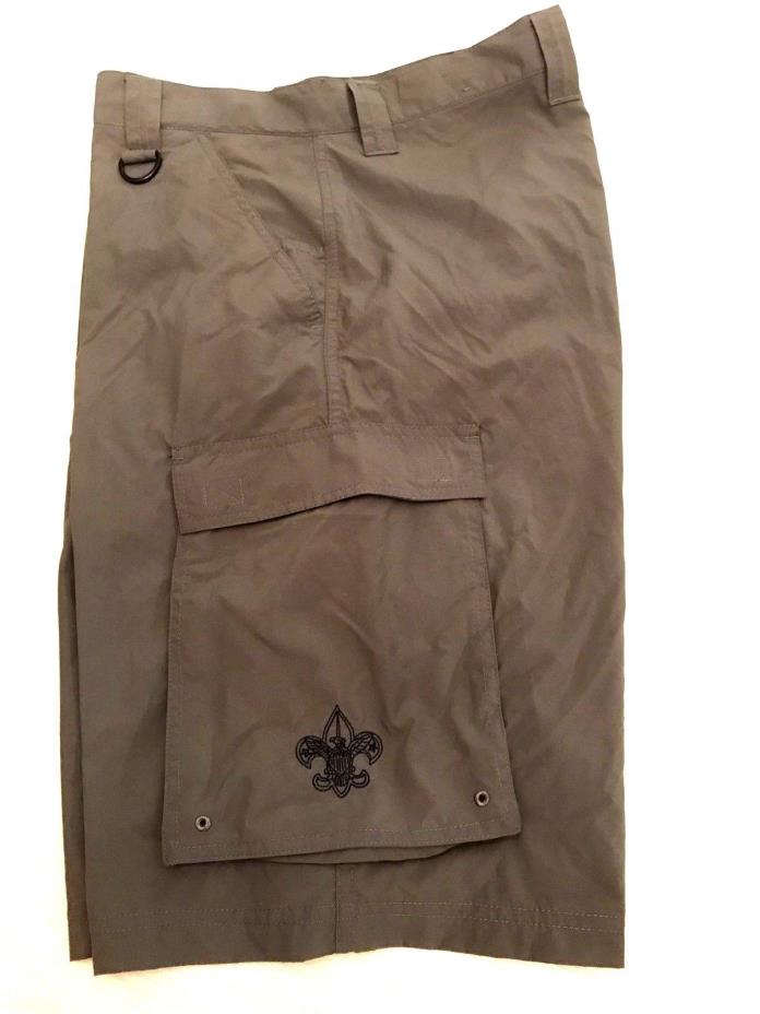 BOY SCOUTS of AMERICA CENTENNIAL Uniform Cargo SHORTS size Lady's Large L 34