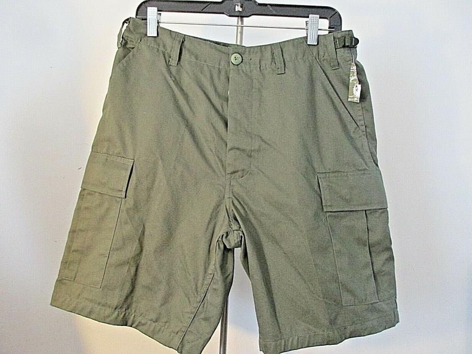 New/Tags Men's Boy Scouts of America Green BSA Uniform Shorts - 27