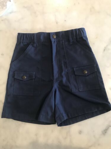 NWT Boy Scouts of America BSA Navy Blue Uniform Troop Camp Shorts - Size 12
