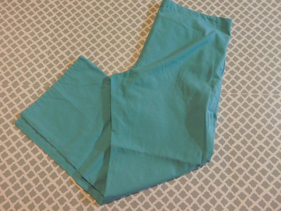 Scrub pants bottoms Light Blue tie waist 2 pockets UA Scrubs Size Medium
