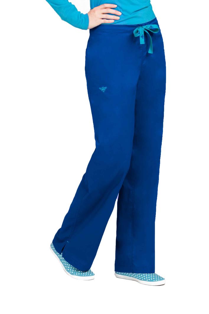 Med Couture Women's 8705 Pant-Galaxy/Jamaican Blue