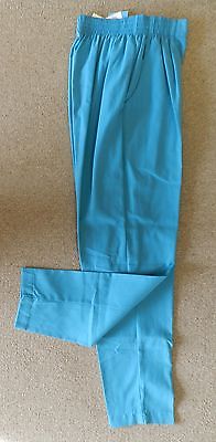 Barco Scrub Pants Real Teal River Washed Small Medical Uniform #52239 New
