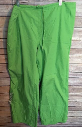Natural Uniforms Womens Green Nursing Medical Scrub Pants Sz 3X