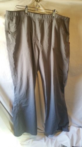Urbane Scrub Pants Sz XL Small Steel Grey Uniform Medical 9306 Drawstring Womens