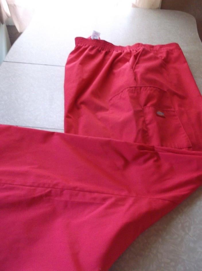 DICKIES NURSING SCRUBS Medical PANTS BOTTOMS WOMANS SZ 5X HOT PINK VERY NICE