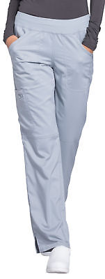 Cherokee Workwear Revolution Women's WW110 Cargo Pull-On Pant-Grey-XL Grey