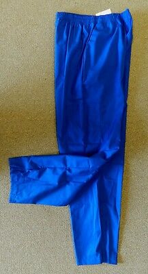 Scrub Pants XS Royal Blue Cargo Elastic Waist CHC Classix Uniform 00621 New