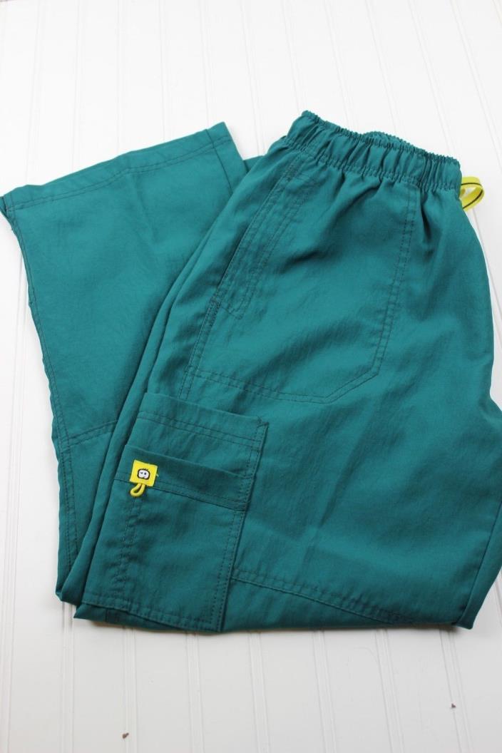Spread Good Cheer women's Scrub Pants Green petite size XLP extra Large X-large