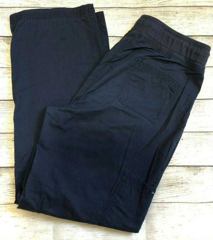 Koi Navy Blue Scrub Pants Womens Size Large L Tall Comfort S13