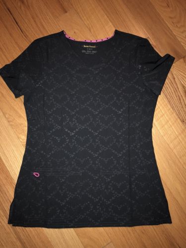 Women’s Heartsoul Scrub Set, Charcoal, Size Small