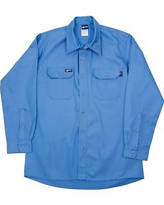 Lapco Men's Blue FR Uniform Shirt Blue X-Large