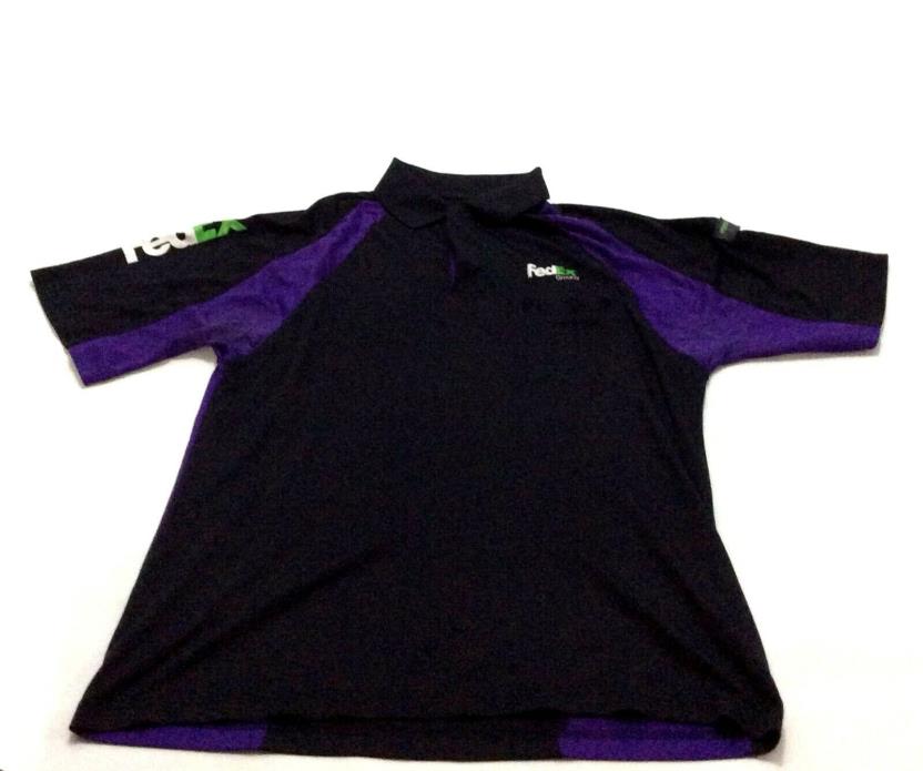 Fedex Ground Stan Herman Short Sleeve Polo Work Shirt Size XL