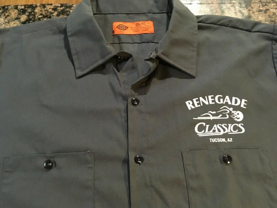 Renegade Classics Dickies Black Shirt 2XL-RG  Tucson AZ Mechanics Shirt