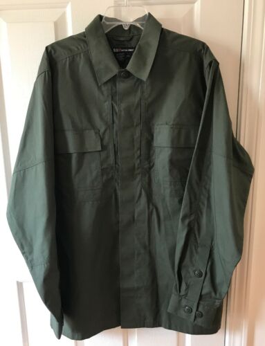 5.11 NWT Men’s Olive Drab Green L/S Tactical Series Shirt Uniform 72054T L Tall