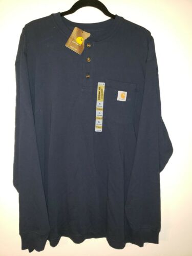 Carhartt Men's Workwear Pocket Long-Sleeve Henley Shirt mens XL