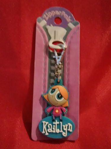 Zipper Pals ~ Kaitlyn ~ Name Zipper Pull ~ Charm ~ NEW