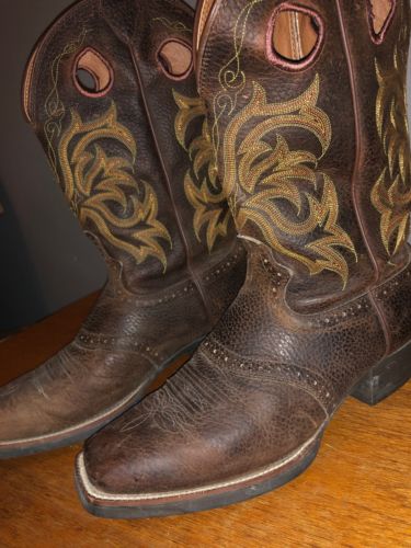 Justin Beautiful Leather Boots Size 11
