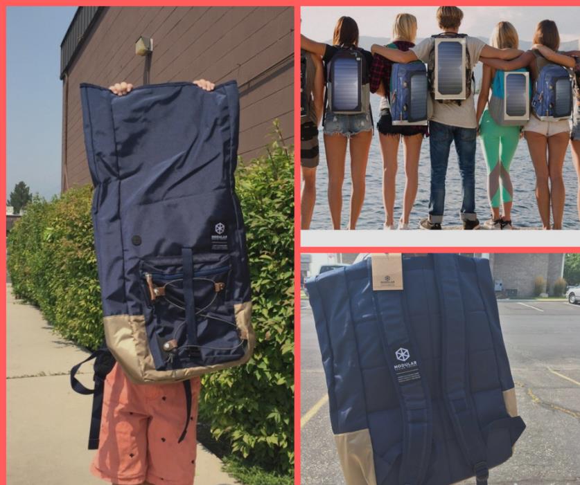 Lot 10 Roll Top BACKPACK COLOR BLUE CAMPING, MOCHILA,19'' X 17'' OPEN 30'' X 17