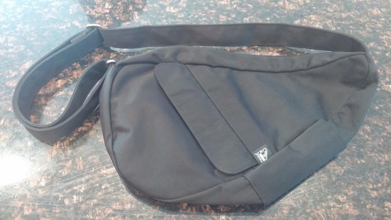 AmeriBag Healthy Back Nylon Bag Purse Sling Tote Shoulder Travel Backpack XS EUC