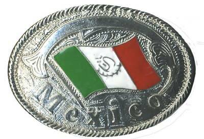 Mexico Belt Buckle Mexican Flag FAST USA SHIPPING