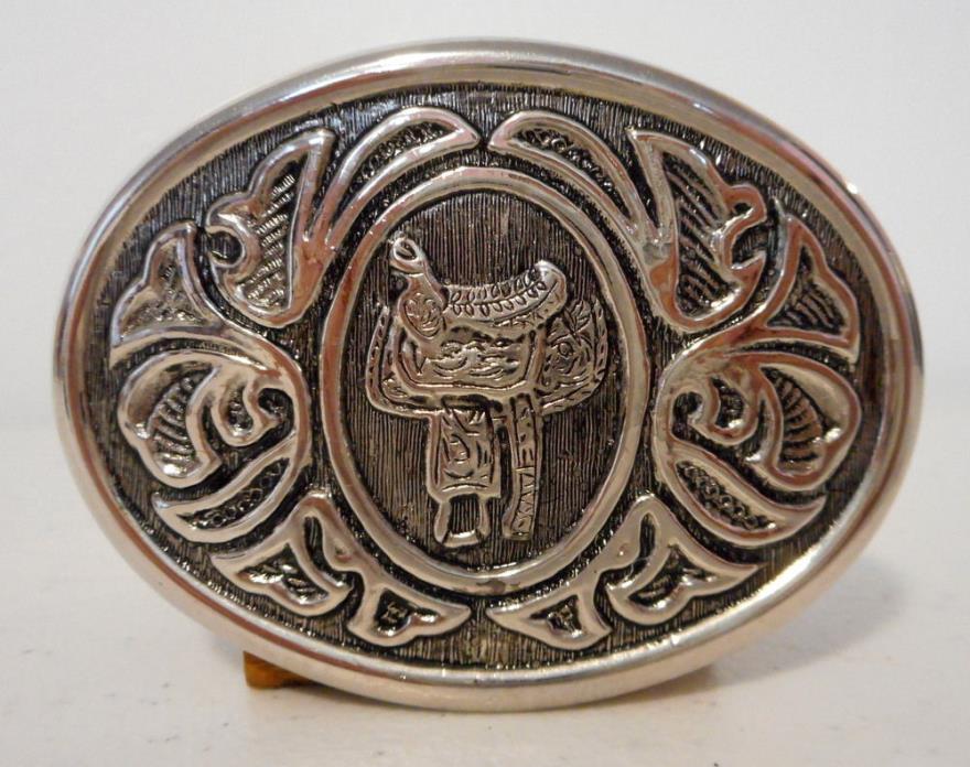 Horse Saddle Belt Buckle Western Cowboy Indie Cowgirl Urban Rockabilly Vintage