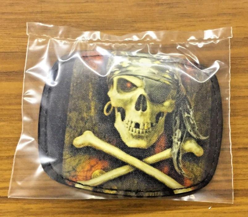 New Skull & Cross Bones Belt Buckle 3-1/2