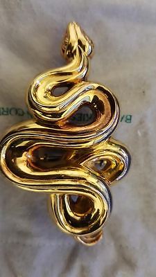 Authentic Gold Sterling 925 Kieselstein Snake Buckle