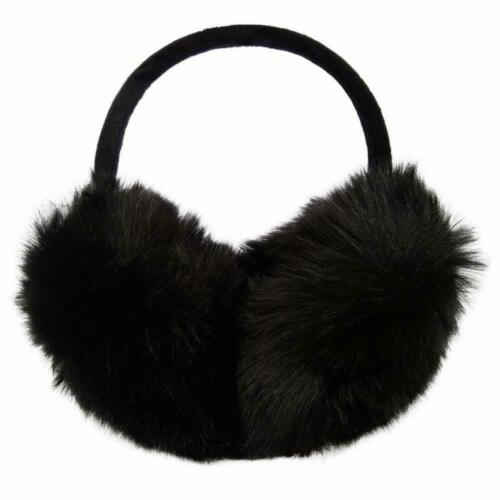 LETHMIK Womens Faux Fur Earmuffs Foldable Big Winter Outdoor Ear Warmers