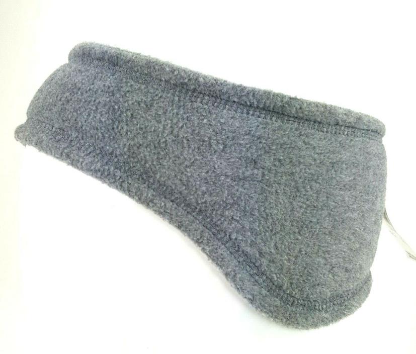 Solid Soft Gray Fleece Headband Earmuff Womens One Size Athletech NWT