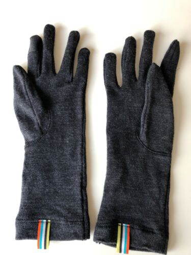 2018 Smartwool Unisex Charcoal Heather Merino Wool 250 Gloves Sz S 3720