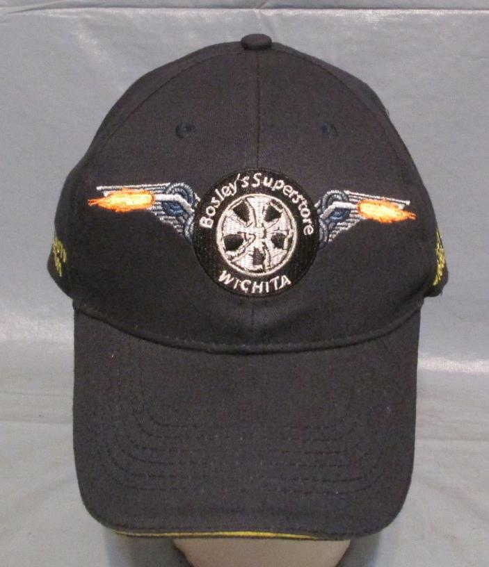 Black Bosley's Tire Superstore Wichita KS Adjustable Hat Baseball Cap