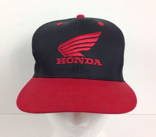 Black & Red HONDA Motorsports Cycles Red  Hot Baseball Cap Excellent Condition