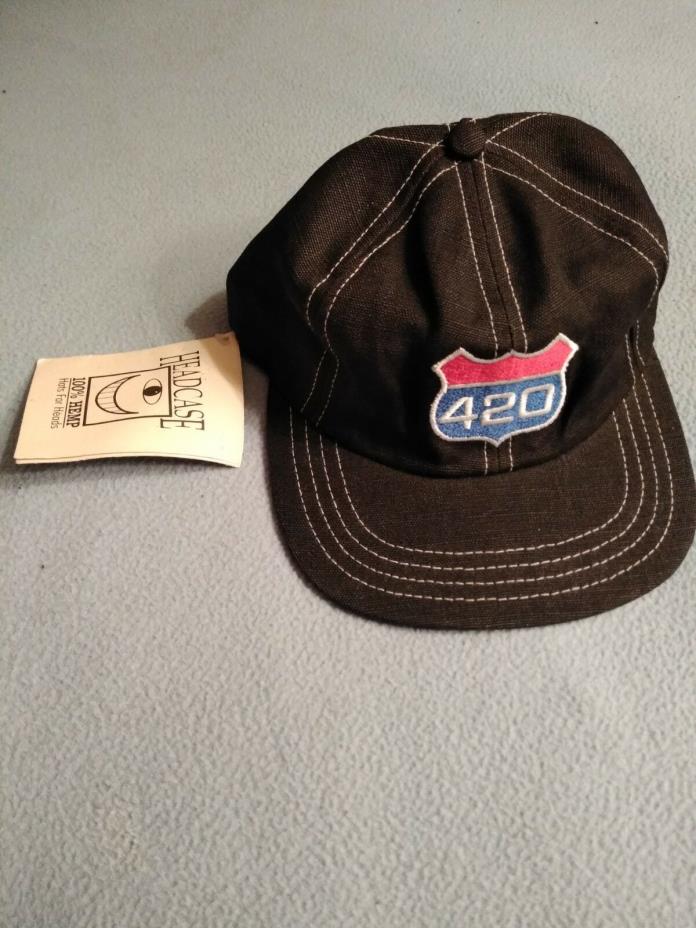 Baseball Hat Cap 100% HEMP HEADCASE VINTAGE NWT 420