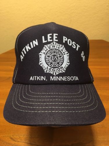 Aitkin Lee Post 86 Aitkin, Minnesota Dark Blue Snapback Hat