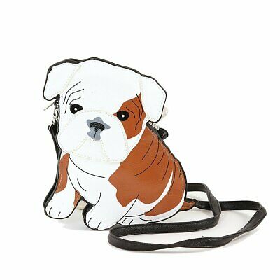 Sleepyville Critters - Adorable American Bulldog Puppy Shoulder Crossbody Bag