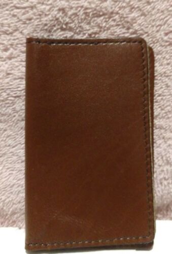 Fashion Practical Leather Business Credit ID Card Holder Case Wallet Tan