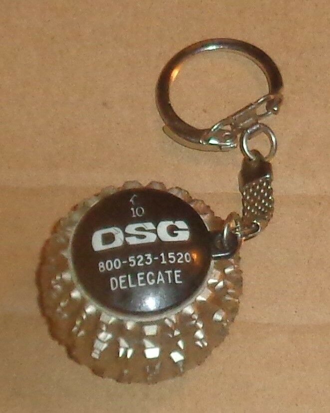 Vintage HTF OSG Delegate Typewriter Ball Key Ring Free U.S. Shipping