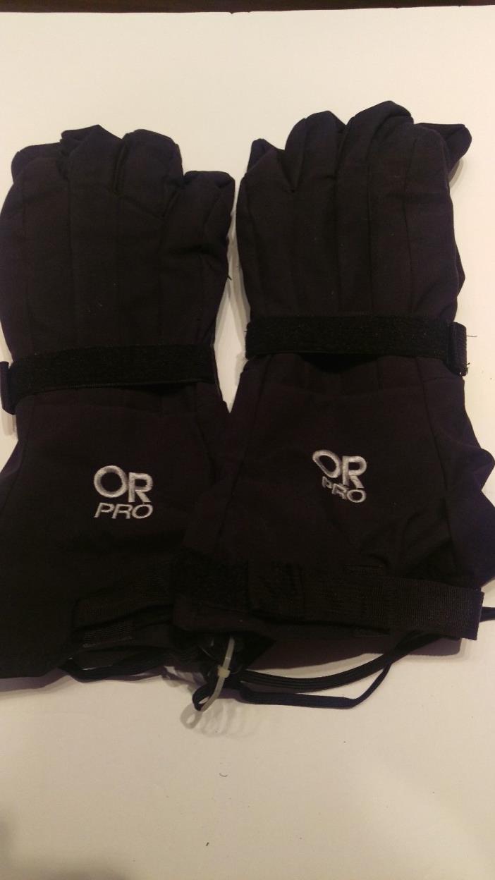 Outdoor Research Military Issue Black Gloves Size X-Large Removeable Lining