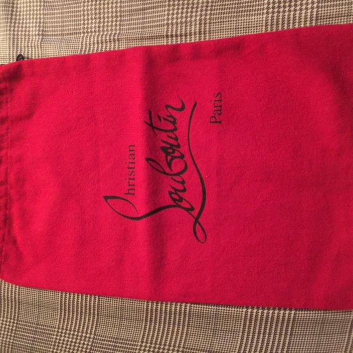 Authentic New Christian Louboutin Dust Bag Sz 14/9
