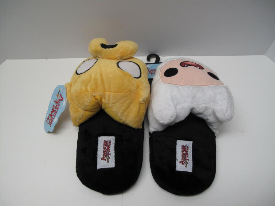 ADVENTURE TIME Jake Finn s13 Slipper Shoes Yellow Cartoon Network