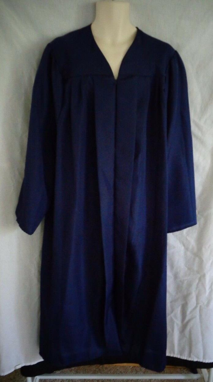 Jostens Navy Blue Graduation Choir Robe Mens Womens 5'4