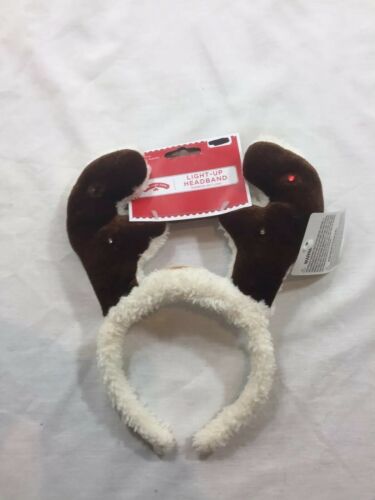 Reindeer Antlers Head Band Christmas Apparel Thick With Flashing Lights