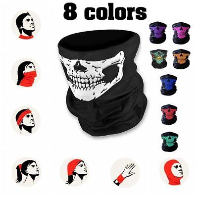 Unseamed Multifunctional Headband Skull Bandana Helmet Neck Face Mask Thermal Sc