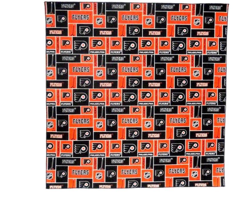Philadelphia Flyers Bandanna Orange&Black 100%Cotton #180 New Handmade 21