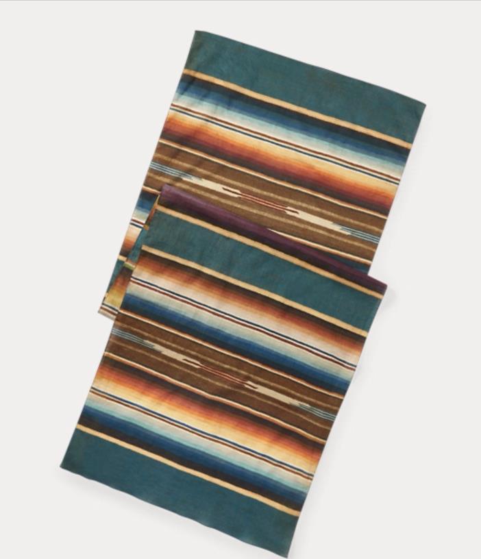 RRL Ralph Lauren Made in Italy Serape Print Cotton Scarf-MEN- 62