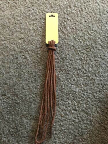NWT Z-coil Shoe Laces Fits Any Standard Shoe W Or M 8 - 10 Brown -