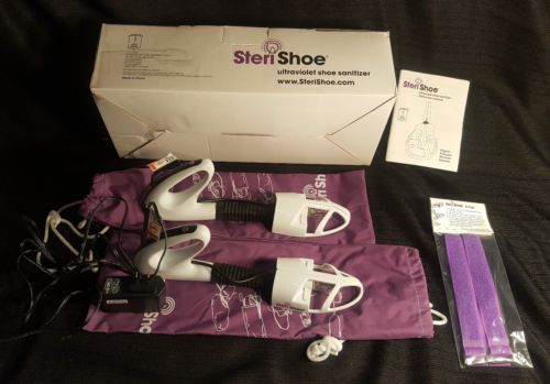 SteriShoe Shoe Sanitizer Size MED Men's 3-6 Women's 5-8 Steri Shoe