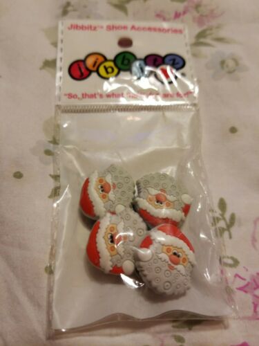 ***New*** SUPER RARE Santa Claus Jibbitz Crocs Charms Package of 4