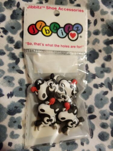 ***New*** SUPER RARE Cow Jibbitz Crocs Charms Package of 4